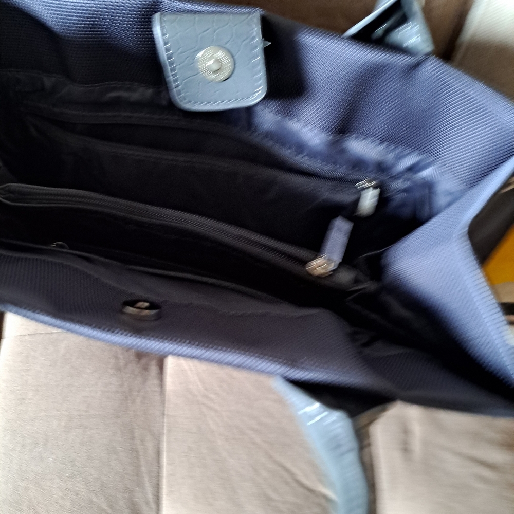 Joy mangano sturdy gray bag